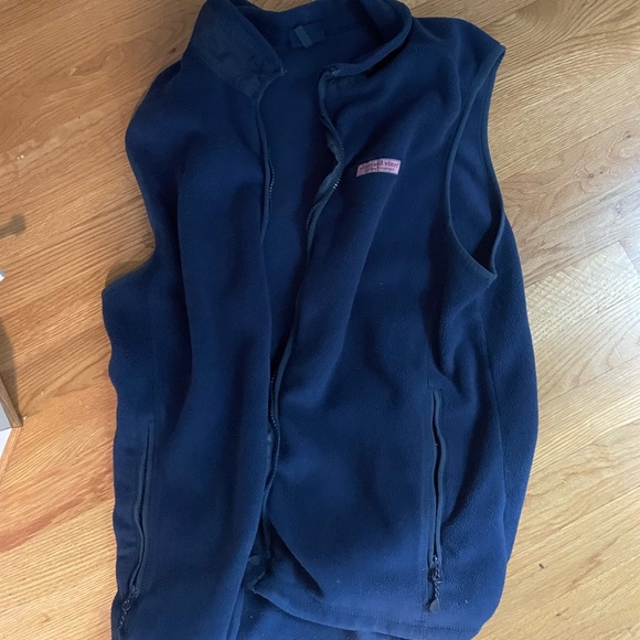 Vinyard Vines Mens fleece vest medium - Picture 2 of 3